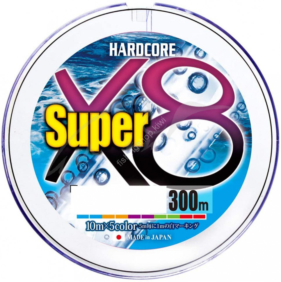 Шнур Duel Hardcore Super X8 200m #0.8/0.15mm 16lb/7.0kg к:5 color 