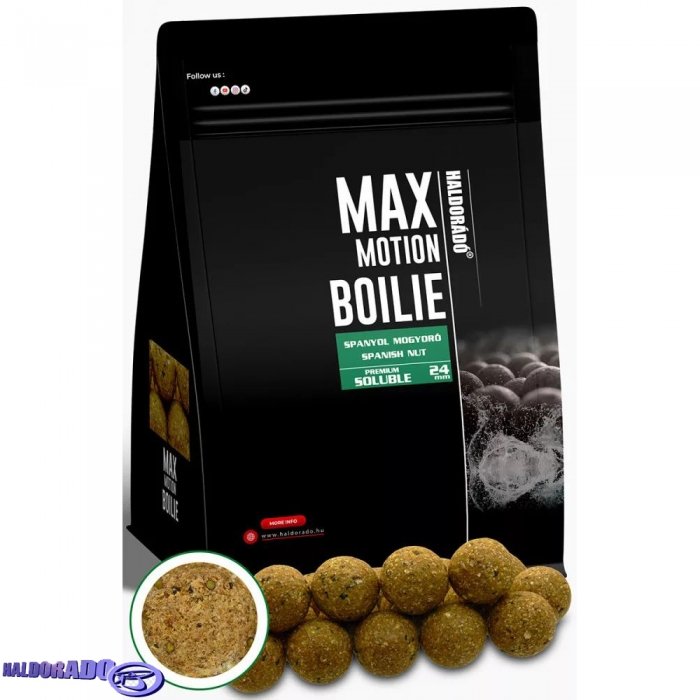 Бойлы растворимые Haldorado Max Motion Boilie Premium Soluble Spanish Nut 24mm 800g