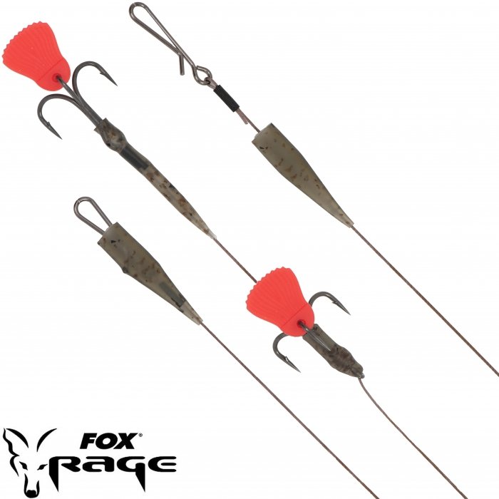 Готовый поводок Rage Predator Kwik Change Paternoster Trace Barbed 30cm 40lb Size 6 1шт