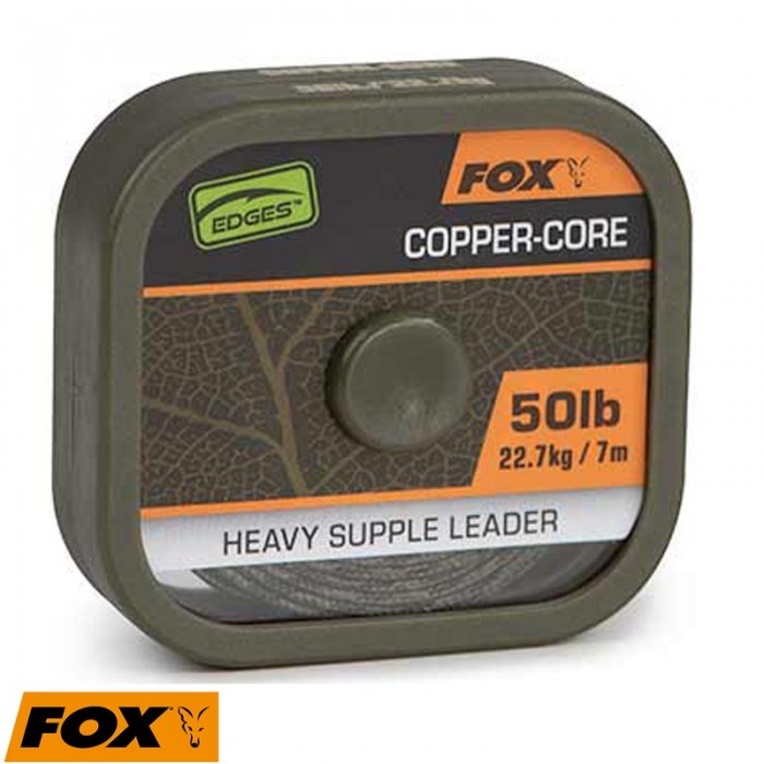Лидкор Fox Edges Naturals Copper-Core 50lb 7m