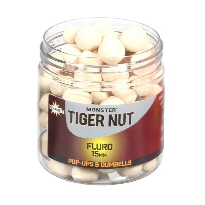 Поп-ап Dynamite Baits Monster Tigernut White Fluro білий 10мм 1 бан 