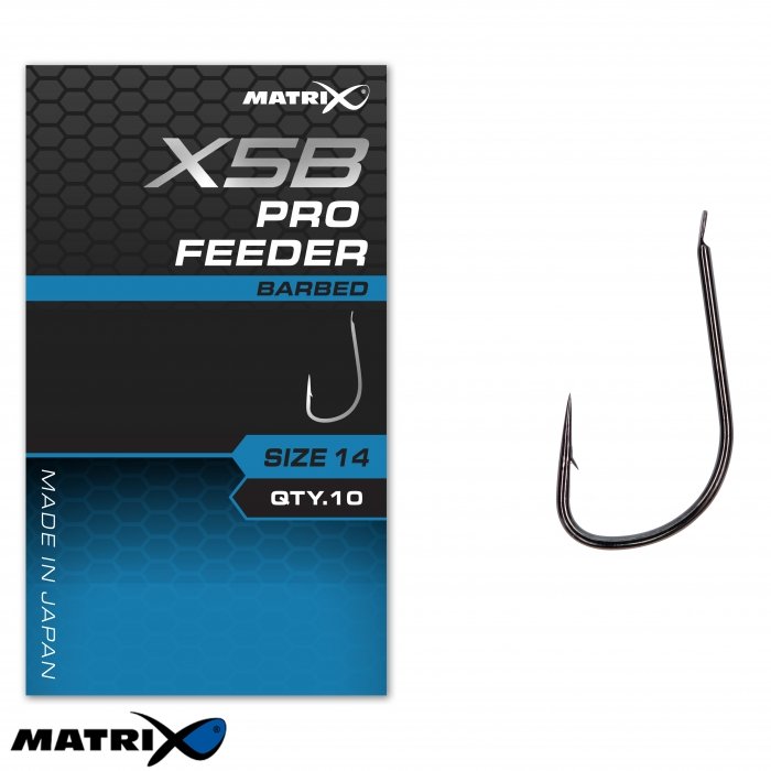 Крючки Matrix X5B Pro Feeder Hooks Barbed Size 16 10шт