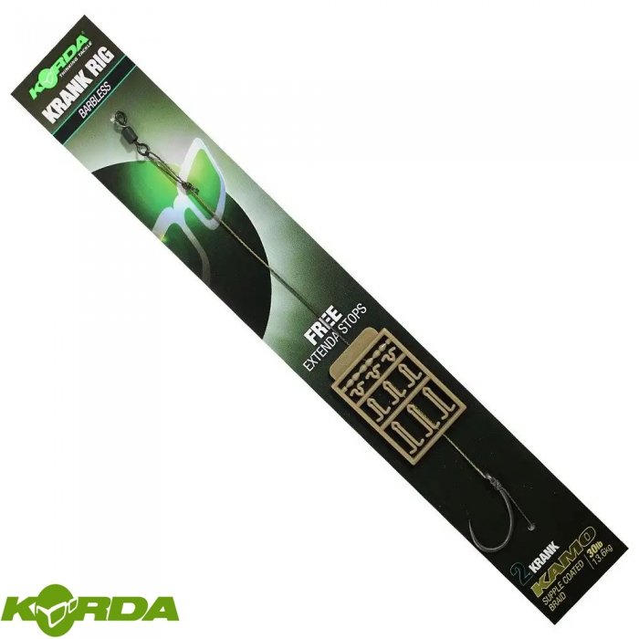 Готовый поводок KORDA KRANK READY RIG BARBED Size 10 1шт Готовый поводок KORDA KRANK READY RIG BARBED Size 10 1шт