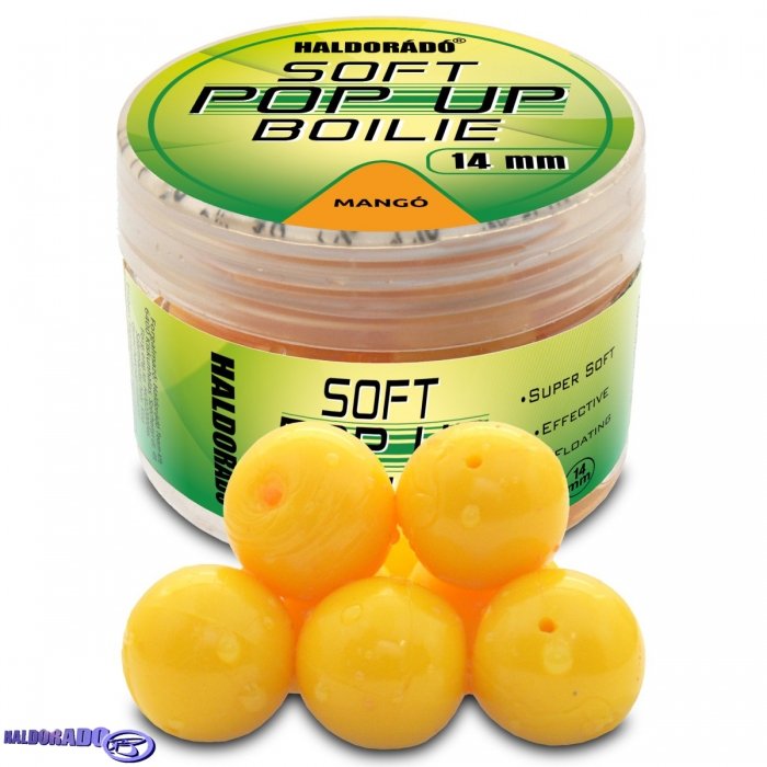 Искуственный поп-ап Haldorado Super Soft Pop-Up Boilie Mango 14mm