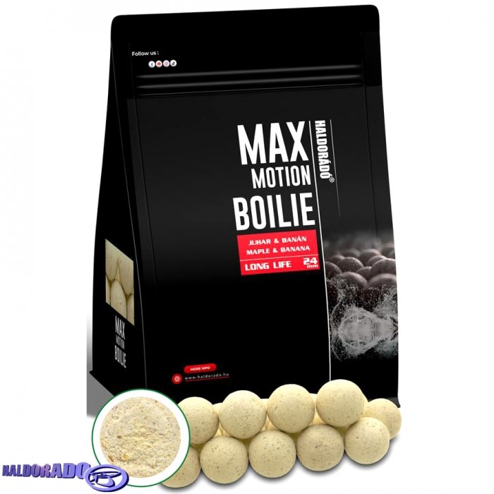 Бойлы Haldorado Max Motion Boilie Long Life Maple Banana 24mm 800g Бойлы Haldorado Max Motion Boilie Long Life Maple Banana 24mm 800g