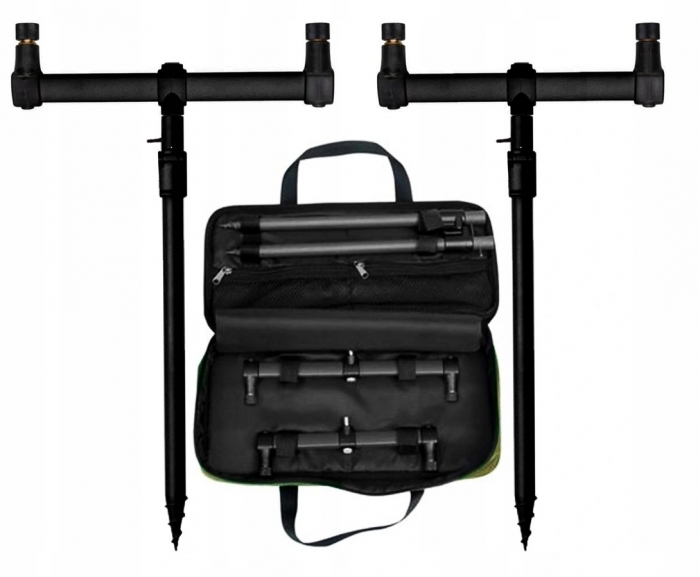 Набір буз бар та стійки на 2 вудилища Prologic Goalpost Kit 2 Rods (Width 20-24.5cm Poles 40-60cm) Matt Black Набір на 2 вудилища 1 kit Набір буз бар та стійки на 2 вудилища Prologic Goalpost Kit 2 Rods (Width 20-24.5cm Poles 40-60cm) Matt Black Набір на 2 вудилища 1 kit