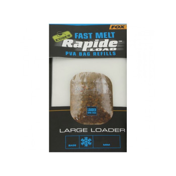 Запасные ПВА пакеты для холодной воды Fox Edges Fast Melt Rapide Load PVA Bags Refills 60х130mm 25pc (CPV054) Запасные ПВА пакеты для холодной воды Fox Edges Fast Melt Rapide Load PVA Bags Refills 60х130mm 25pc (CPV054)