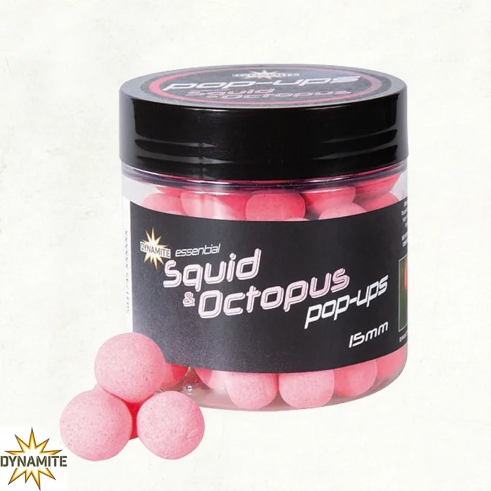 Поп-ап Dynamite Baits Squid &amp; Octopus Fluro Pop-Up 15mm 
