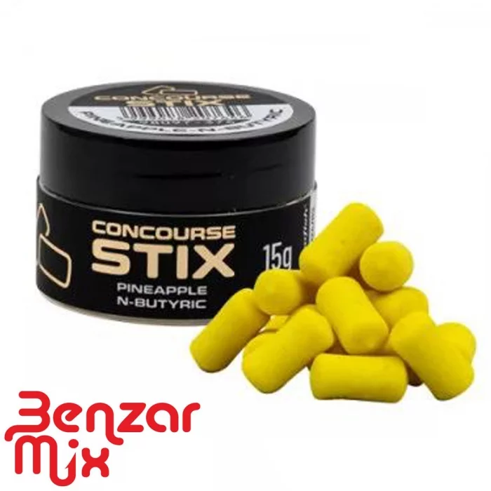 Бойлы насадочные Benzar Mix Concourse Method Stix Pineapple-Butyric 12mm