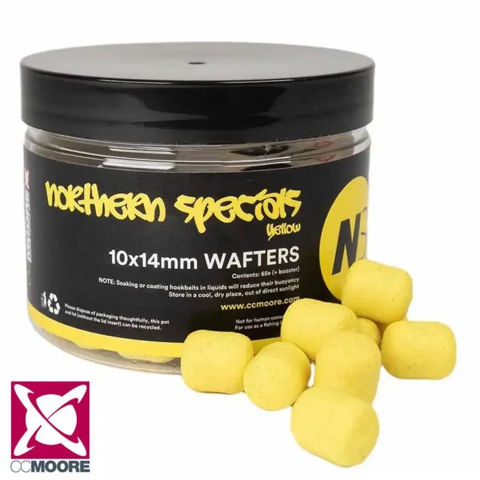Вафтерсы CC Moore NS1 Dumbell Wafters Yellow 10x14mm (65)