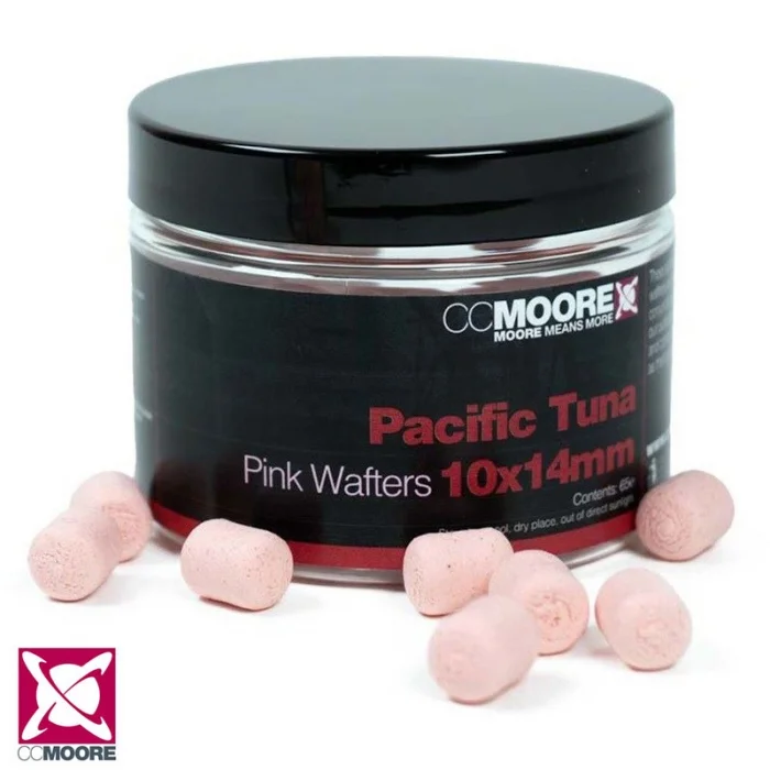 Вафтерсы CC Moore Pacific Tuna Pink Dumbell Wafters 10X14mm (65)