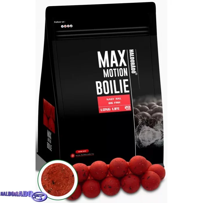 Бойлы Haldorado Max Motion Boilie Long Life Big Fish 20mm 800g