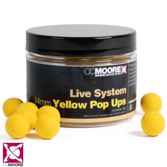 Поп-ап CC Moore Live System Yellow Pop Ups 14mm (45)