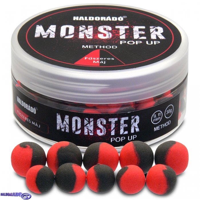 Поп-ап Haldorado Monster Method Pop Up Spicy Liver 9-11mm