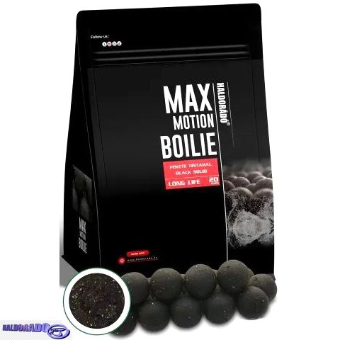Бойлы Haldorado Max Motion Boilie Long Life Black Squid 20mm 800g