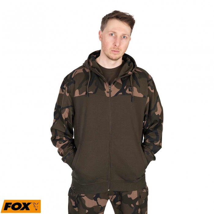 Толстовка Fox Lightweight Khaki / Camo Split Zip Hoody M 1шт