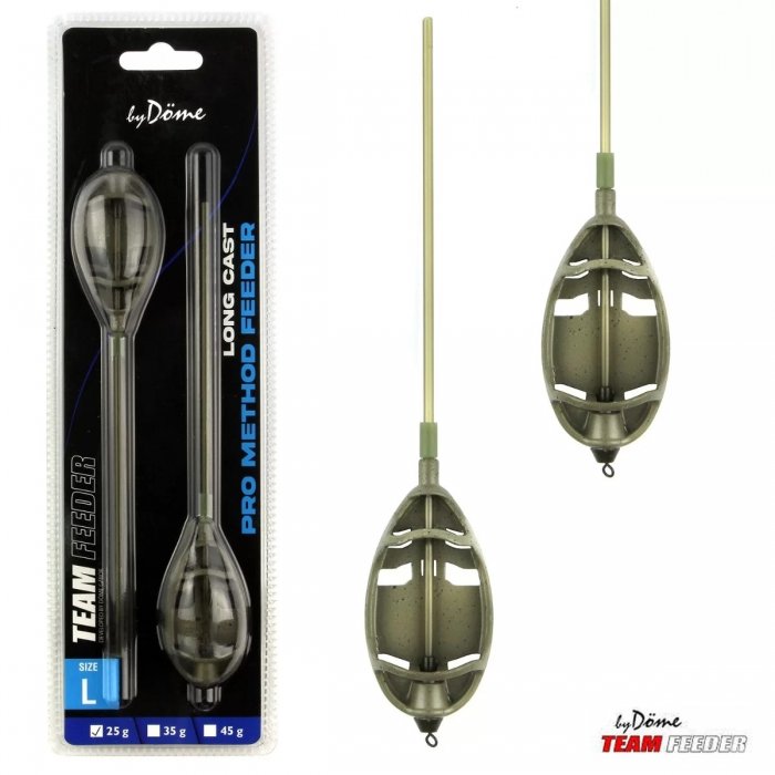 Кормушка By Dome Team Feeder LongCast Pro Method Feeder 55g 2шт