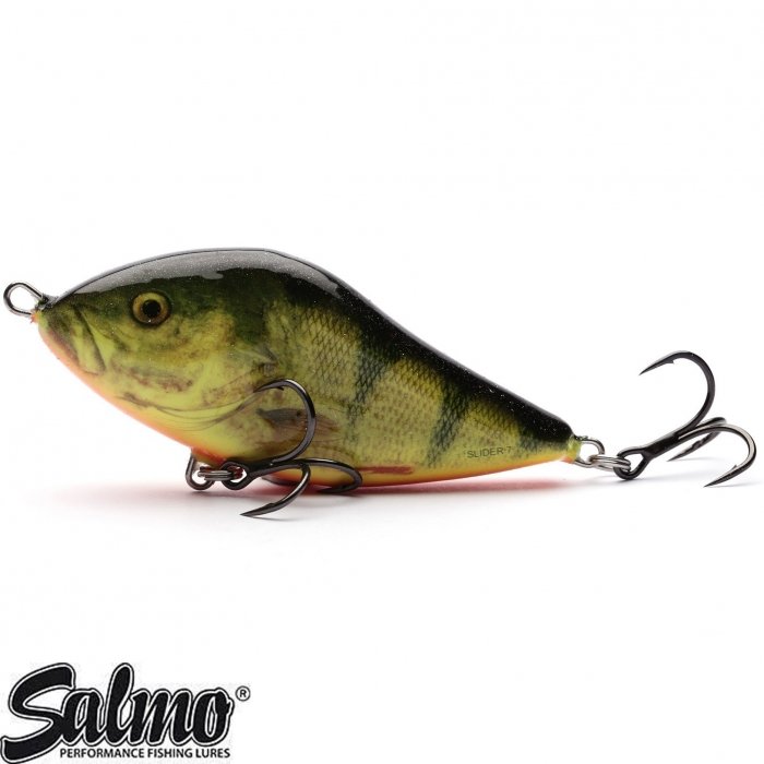Воблер Salmo Real Hot Perch Slider Floating 10cm 36g Воблер Salmo Real Hot Perch Slider Floating 10cm 36g
