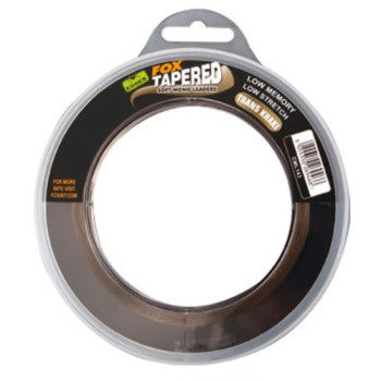 Конусный монофильный шоклидер Fox Edges Soft Tapered Leaders Trans Khaki 3pc 16-35lb 0.37-0.57mm (CML143) Конусный монофильный шоклидер Fox Edges Soft Tapered Leaders Trans Khaki 3pc 16-35lb 0.37-0.57mm (CML143)